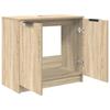 Bathroom Cabinet with Storage Sonoma Oak Finish 64.5 x 33.5 x 59 cm