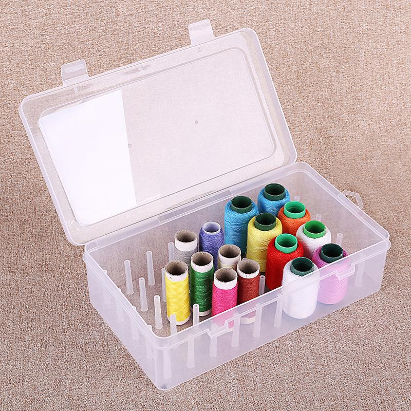 42 Axis Needle And Thread Box Household Storage Box Multi Functional Transparent Needle And Thread Set Thread Box Sorting