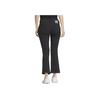 Adidas Solid Color Zippered Flared Slim Fit Casual Pants Women Bottoms Black IN6585