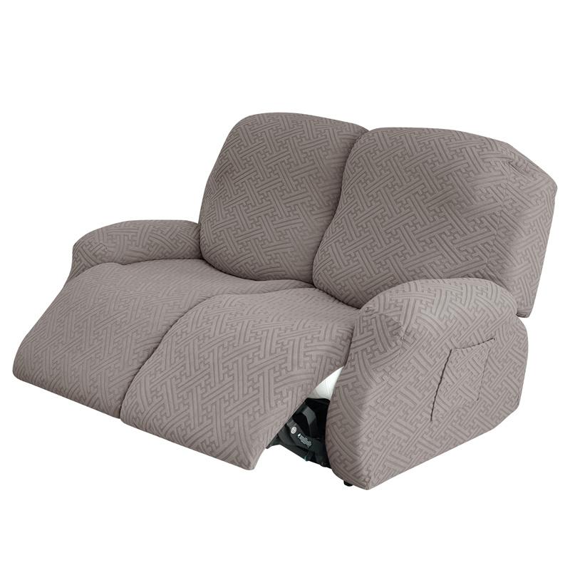 

2 Seater Recliner Sofa Cover for Living Room Elastic Jacquard Armchair Chair Covers Relax Couch Slipcover Protector Home Decor