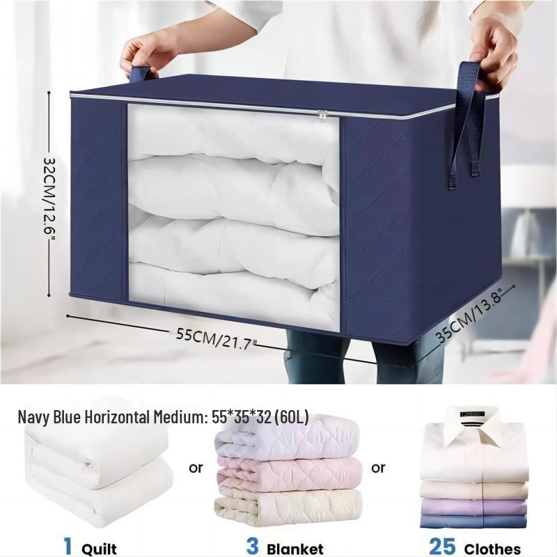 Premium Dustproof Moistureproof Non-Woven Storage Bag for Clothes and Quilts - Thickened Moving Solution