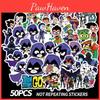 Vibrant 50pcs Teen Titans Go Sticker Set For Personalizing Luggage And Bikes