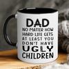 Mom Father'S Day No Matter Mother'S Day Ugly Children Ceramic Coffee Mug Dad Water Cup
