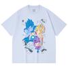 230 Gsm 100% Cotton Dragon Ball V64 Gohan Goku Print Unisex Heavy Cotton T Shirt