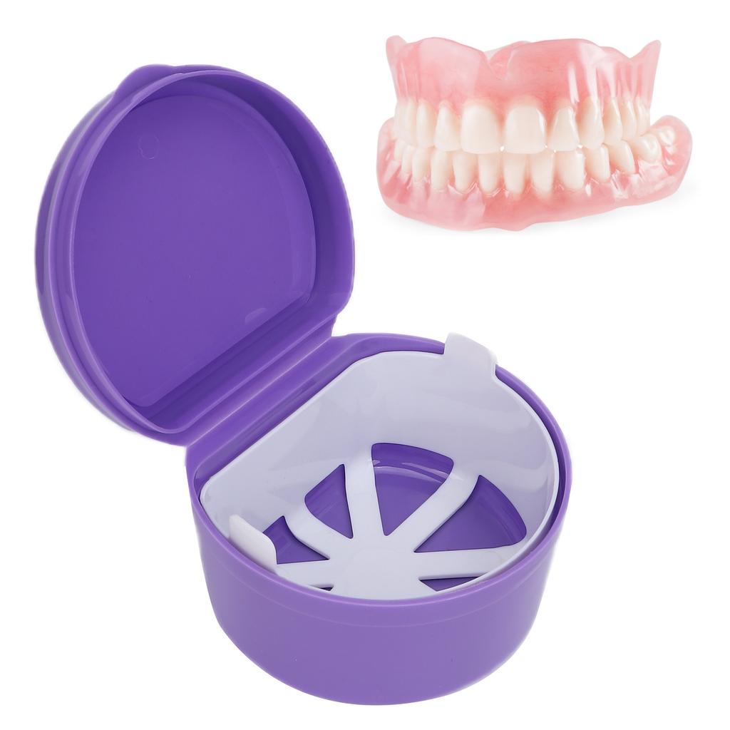 Protable Dental Retainer Box Orthodontic Dental Retainer False Teeth Storage Box