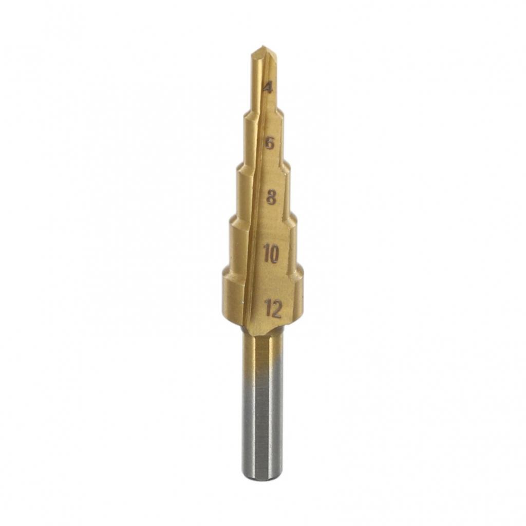 4-32mm/4-20mm/4-12mm Lépcsős Kúpfúró Arany HSS