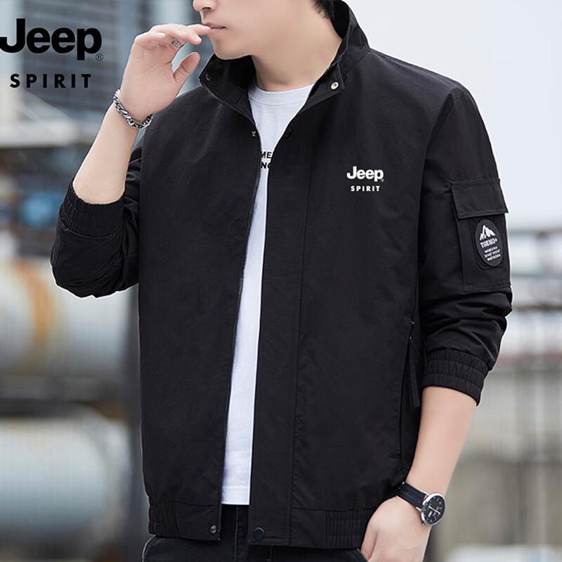 

Jeep Spirit Men s Casual Stand-Collar Workwear Jacket 2XL