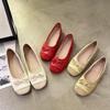Girly Bow Mary Jane Shoes Women's Autumn Fashion Ballet Shoes Wear Light-mouth Single Shoes