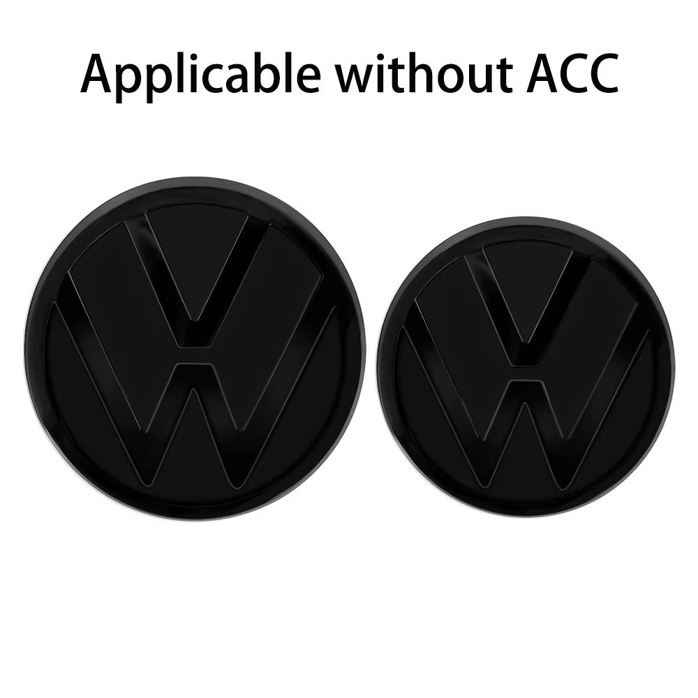 VW Polo Golf 4 5 1set Replace Type Car Rear Trunk Badges Lid Emblem Front Rear Logo Valve Cap For VW Golf 8 (MK8) T-ROC POLO Arten 21-23 AXZ1