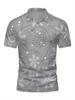 Christmas Print - Men'S Short-Sleeve Polo Shirt - Stylish And Easy Short-Sleeve, Buttoned, Casual Collar Polo Shirt, Fashionable And Versatile,