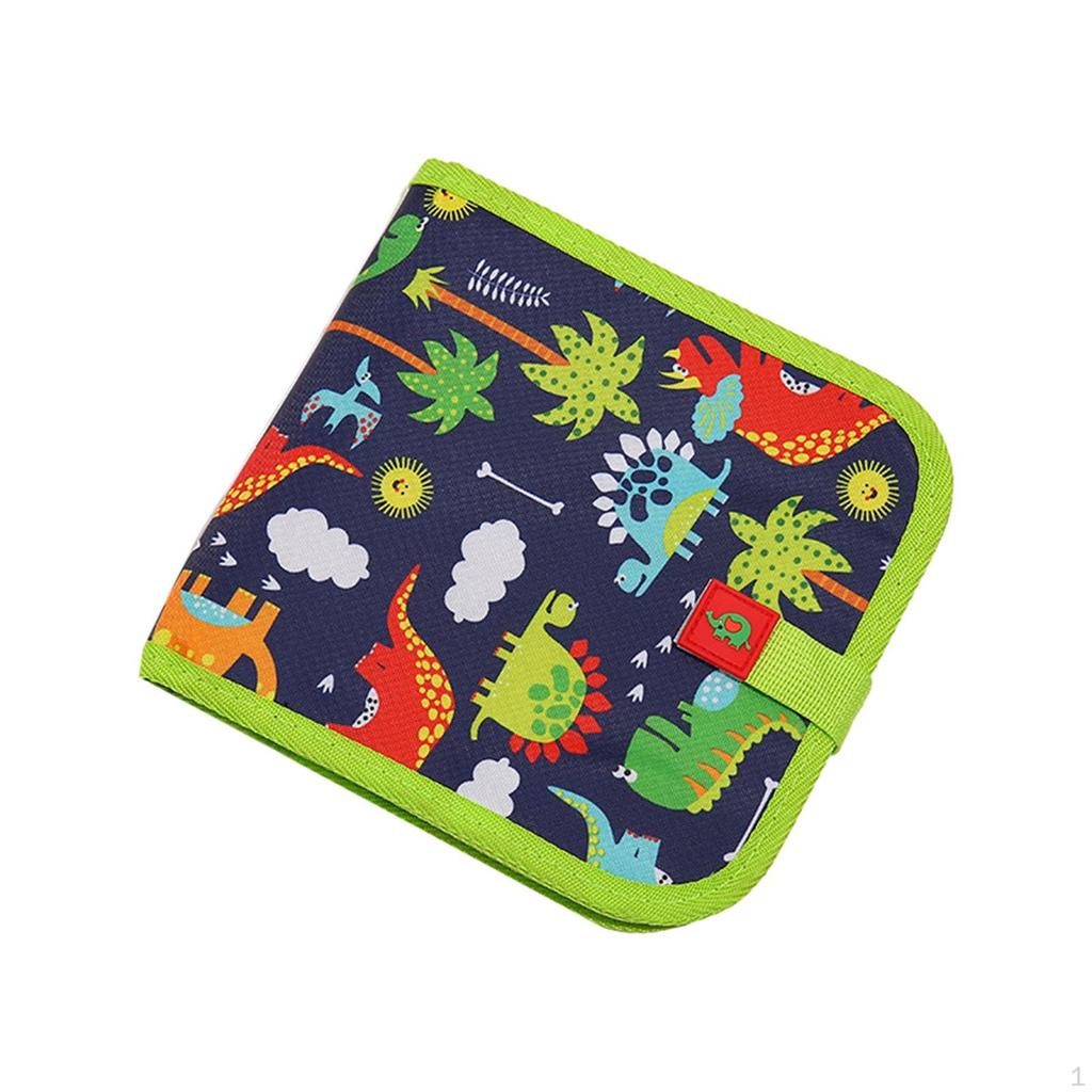 Erasable Book Doodle Set 16 Sides Preschool Art with 12 Coloring Pens Scribbler Board Drawing Pad