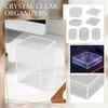Transparente Box aus Kunststoff und Acryl, quadratische Box, Erdabdeckung, Bonbonbox, handgefertigte Displayverpackung