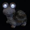 Animal Garden Statues, Solar Powered Lights for Outdoor Patio Yard Decorations - Owl / Turtle