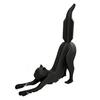 Tissue Rack Holder Stretched Kitten Shape Toilet Paper Roll Stand Easy Installation Bathroom Kitchen Napkin Organizer