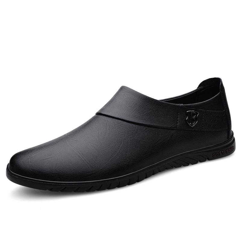 

Handmade Men s Flats Genuine Leather Men Shoes Casual Brand Men Loafers Italian Moccasins Breathable Slip on Men Dress Shoes 45 чёрный