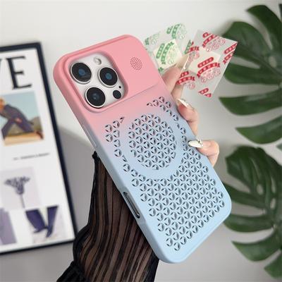 For IPhone 16 Cover Luxury Breathable Heat Dissipation Fragrance Magnetic for Magsafe Case for IPhone 15 14 13 12 16 Pro Max Wireless Charge Cover