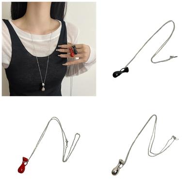 Mehrzweck-Halskette mit langem Wasserflaschen-Anhänger, modisch für Damen, modische Pulloverkette, Schmuck-Accessoire