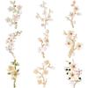 Enamel Plum Blossom Pin for Women Unisex Pearl Branch Brooch Office Party Friend Gifts Jewelry Accessories
