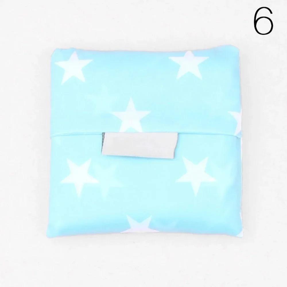 

6 стилей Новая модная складная зеленая сумка для покупок с принтом Тоут Складные сумки-мешки Удобные сумки большой вместимости для хранения 6