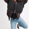 Coach Hamptons 27 Adjustable Handle Built-In Card Slot Leather Tote Shoulder Bag Large Women tote Black CW642-LHBLK