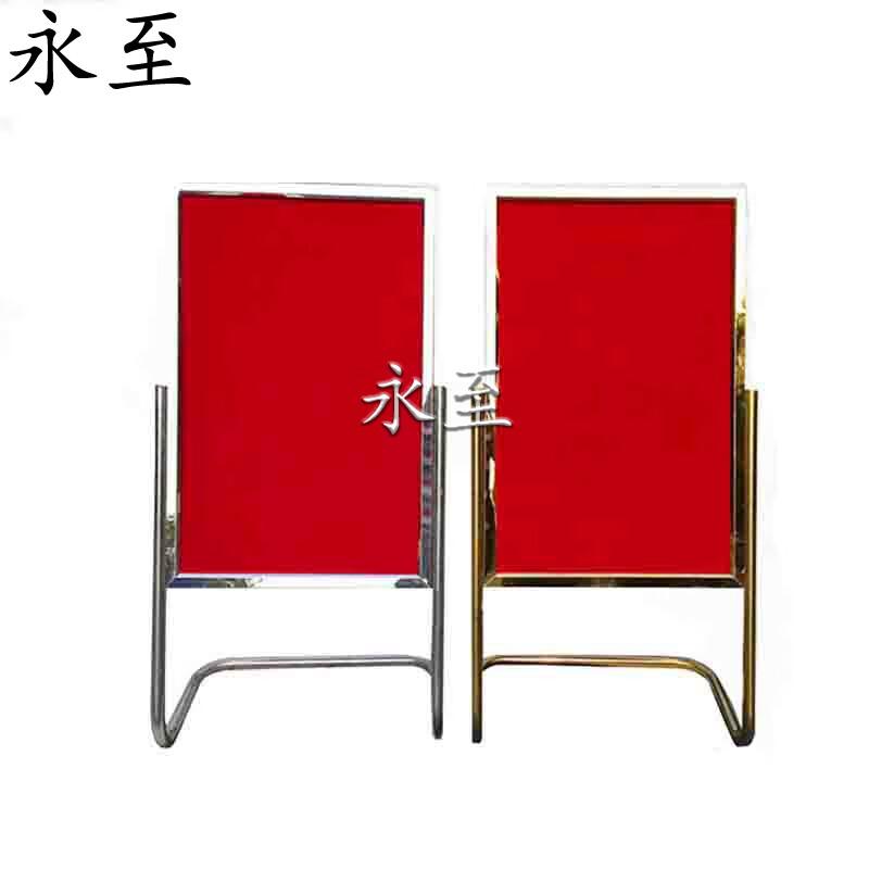 L-Shaped Stainless Steel Titanium Alloy Display Stand