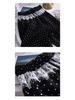 Women's High Waist Polka Dot Wide Leg Pants with Lace Trim - 2025 Spring Collection