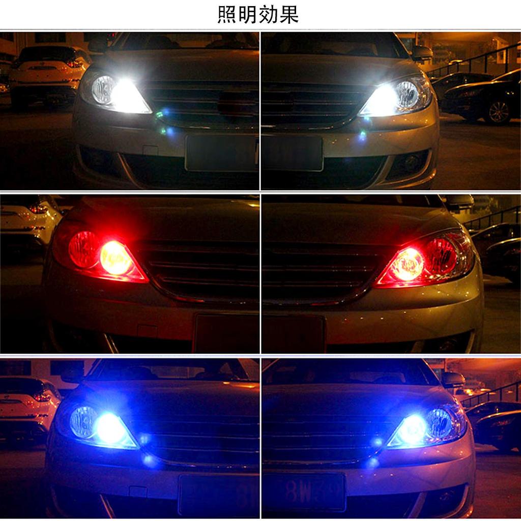 Spring Position Lamp Multicolor Strobe Lamp RGB T10 LED Bulb Car Illumination Dashboard Lights