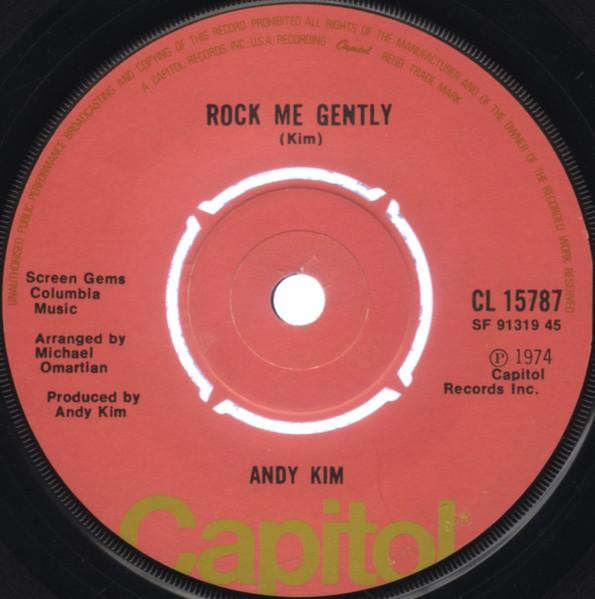 

7inch Record ANDY KIM - Rock Me Gently CL15787 Capitol Records 1974 UK Rock Used