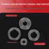 Star Red Flag S6204ZZ 304 Stainless Steel Deep Groove Ball Bearing