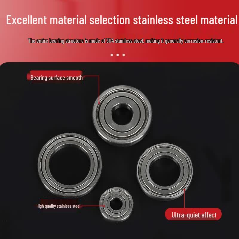 Star Red Flag S6204ZZ 304 Stainless Steel Deep Groove Ball Bearing