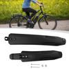 1 Pair Bicycle Fenders 14-18 Inch Electric Scooter Engineering Mudguard Plastic Tough Accessories Cycling Equipment