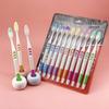 Fumaide Ultra-Soft Bamboo Charcoal Toothbrush Set