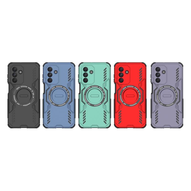 For Samsung A26 Case Cover Samsung Galaxy A26 Capas Annular Magnetic Hard Shockproof Magsafe Wireless Charge Fundas Samsung A26