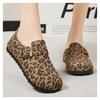 Fashion Women's Spring New Leopard Pattern Fashion Women's Shoes Flat Leather Soft Bottom Single Shoes Women's Casual Shoes