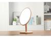 Double-Sided Magnifying Makeup Mirror - European-Style, Simple Solid Wood Design, HD Beauty Salon Mirror