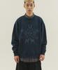 CAMEL WORK Butterfly Sweatshirt (Navy)