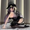 13cm Anime Figure - Cute Swimsuit Albedo Hentai Desktop Figurine Collection Model Toy Noodle Stopper Action Figure