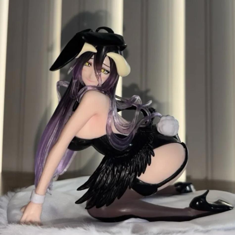 13cm Anime Figur - Niedlicher Badeanzug Albedo Hentai Desktop Figur Sammlermodell Spielzeug Nudelstopper Actionfigur