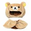 Kawai Orso Autoironico Rilakkuma Vestiti per Bambola di Cotone da 10 cm Set Carino con Mantellina e Cappellino Accessorio per Bambola Mantello Intercambiabile