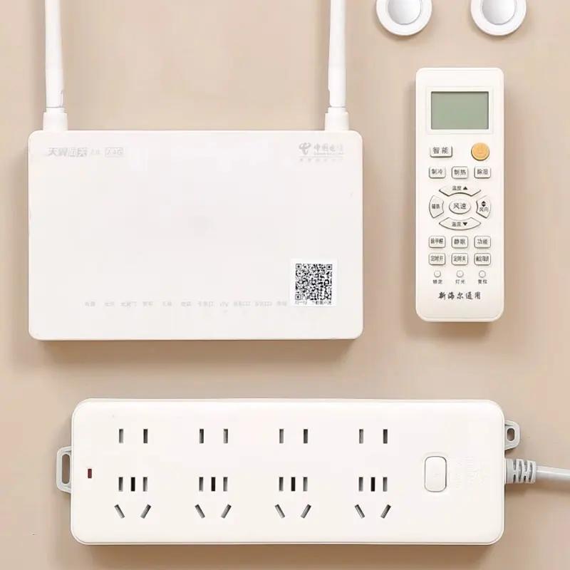 Wall-mounted Remote Control Magnet Holder Strong Magnetic Hooks Keys Fridge Sticker Anti-Lost Storage Hooks Home Organizer Hook