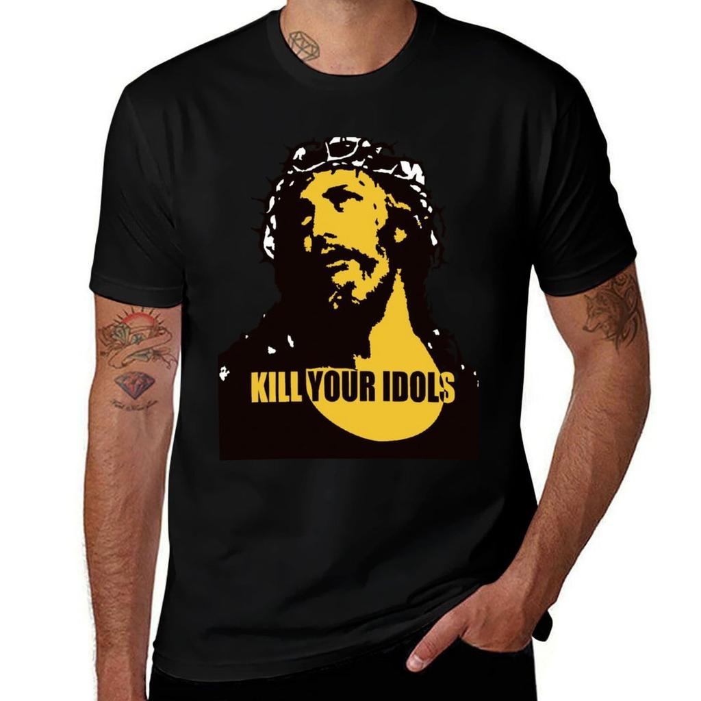 Kill Your Idols Guns Roses Tshirt T Shirt For Unisex 100 Percent Cotton T Shirts For Unisex Slim Fit Tshirt