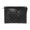 [Usado] Pochette Voyage MM 'Lona Monograma Eclipse Preta' - Bom #G3HDNY