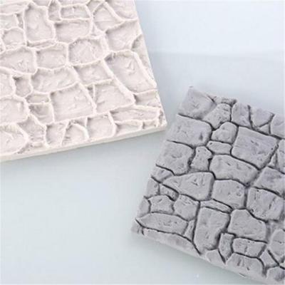 Tortaforma falvonal Szemcse alakú szilikon nyomtatási textúra szőnyeg Sugarcraft fondant forma