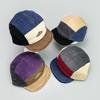 Japanse Borduurwerk Kleurblok Baseballpetten Nieuw Unisex Corduroy Ademend Retro Zonbescherming Veelzijdig Straatmode Petten