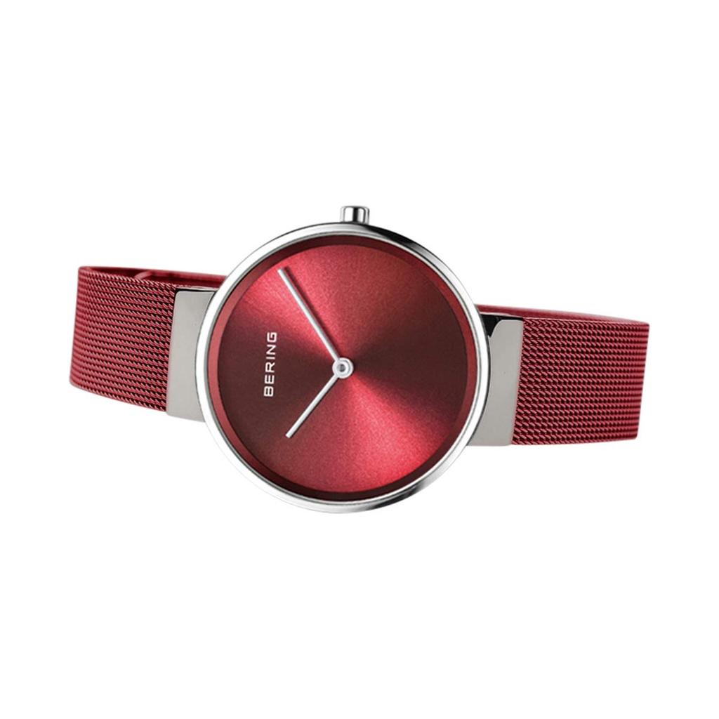 BERING Analog Quartz Classic Collection Watch Stainless Steel Strap Sapphire Crystal Genuine Imported Product 3 Year Internal Warranty Sapphire Glass
