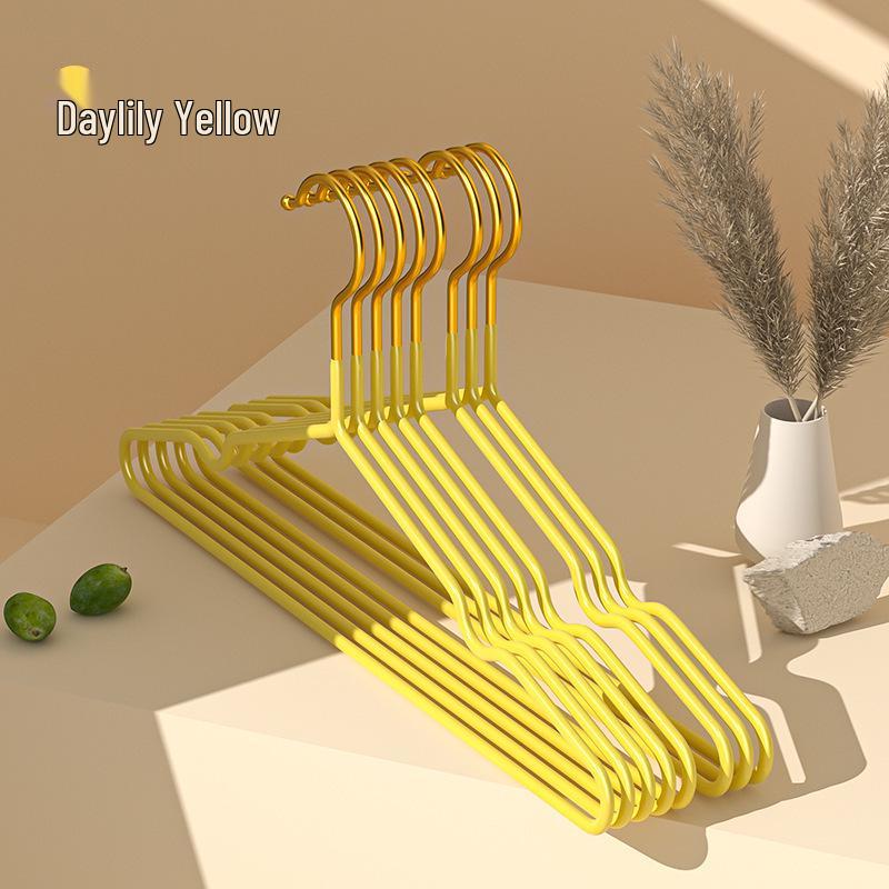 

Tulip Series Gold Hook Non-Slip Clothes Hangers - Seamless, No Shoulder Bumps, Dip-Coated.