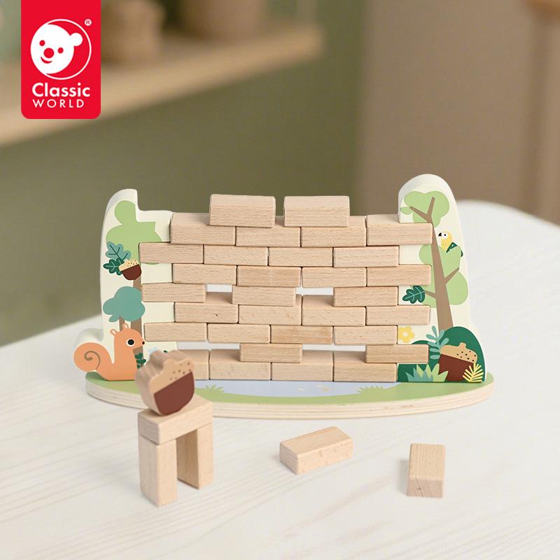 Kaisai Jenga Parent-Child Educational Building Blocks Game