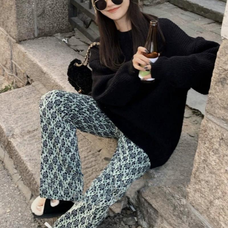 Candy Color Women's Loose Knit Sweater - Autumn/Winter 2026 Soft Casual Pullover