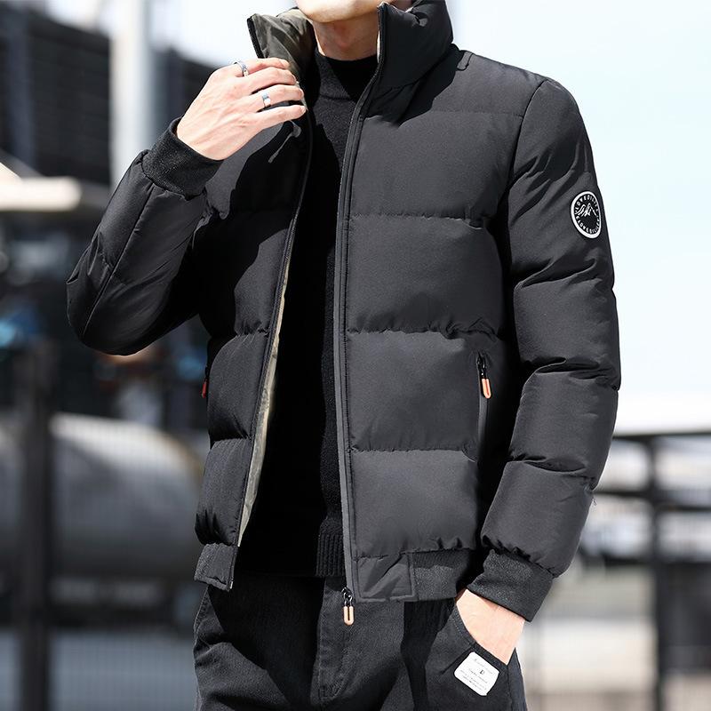 

Men s new seasonal cotton clothes Men s thermal cotton Simple and versatile cotton clothes M