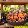 20pcs Miniature Resin Pumpkins For Decorating Halloweenparty Gifts Home Garden Decoration Craft DIY Creepy Decor Ornament